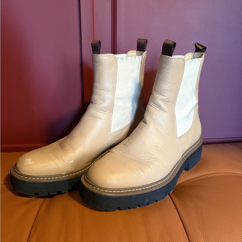 Sam Edelman sesame Laguna Chelsea Boots